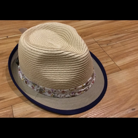 D&Y Fedora style flower banded hat - Picture 1 of 5